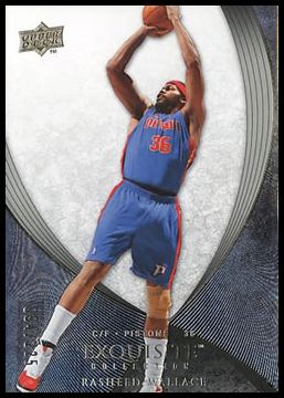2007-08 Upper Deck Exquisite Collection 59 Rasheed Wallace